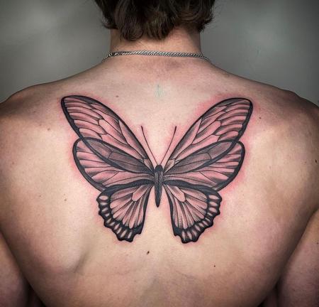 tattoos/ - Dayton Smith Butterfly Backpiece - 145107